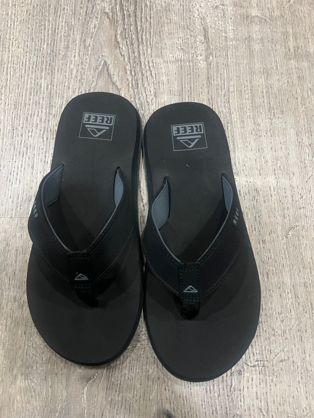 Reef Black Men's Thong Flip Flop Sandals